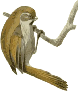 Singing Bird Illustration