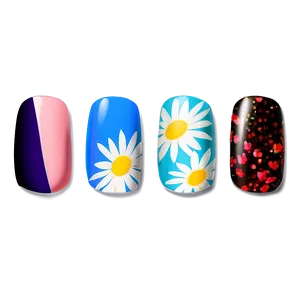 Single Acrylic Nail Art Png 06272024 PNG image