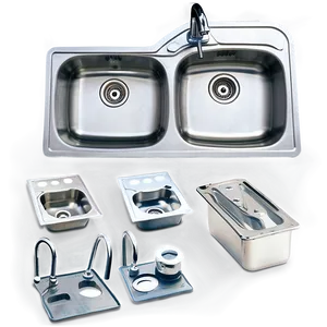 Single Basin Kitchen Sink PNG Xdo31 PNG