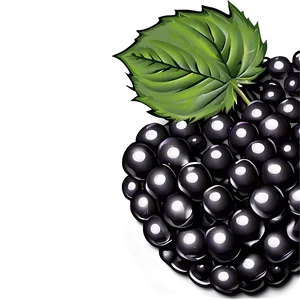 Single Blackberry PNG Icf32