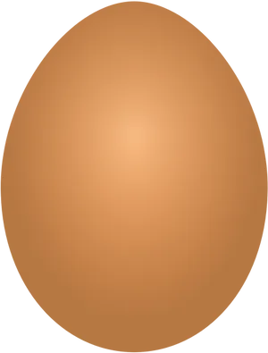 Single Brown Eggon Black Background.jpg PNG image