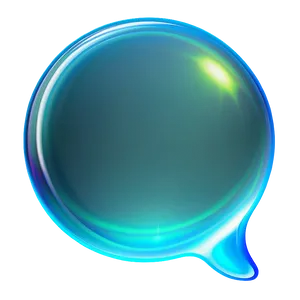 Single Bubble Chat Outline Png Yvh PNG image