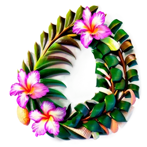 Single Hawaiian Lei PNG 80