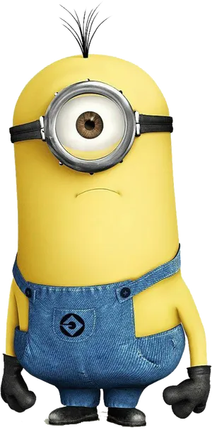 Single Minion Standing Clipart PNG image