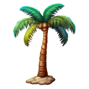 Single Palm Tree Emoji Png 41 PNG image