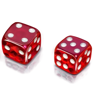 Single Red Dice Png Msf PNG image