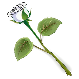 Single Rose Stem Png 61 PNG image