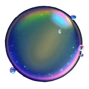 Single Soap Bubble Transparent Png 5 PNG image