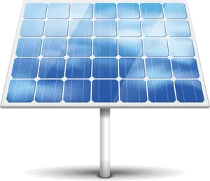 Single Solar Panel Illustration PNG image