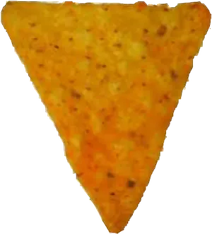 Single Tortilla Chip Isolated PNG image