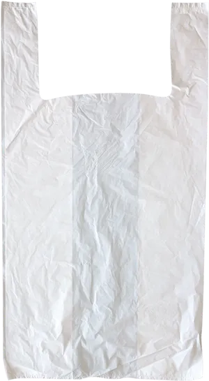 Single Use Plastic Shopping Bag PNG