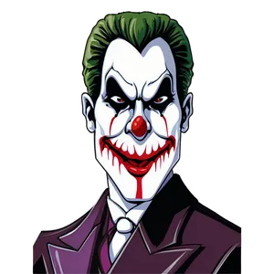 Sinister Joker Face Png 50 PNG image