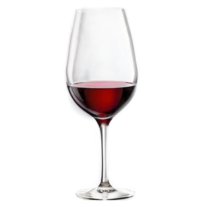 Sipping Red Wine Glass PNG Pdj55