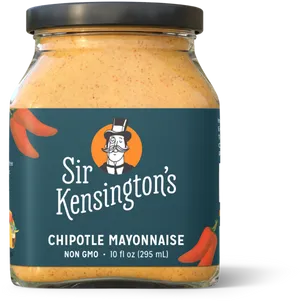 Sir Kensingtons Chipotle Mayonnaise Jar PNG image