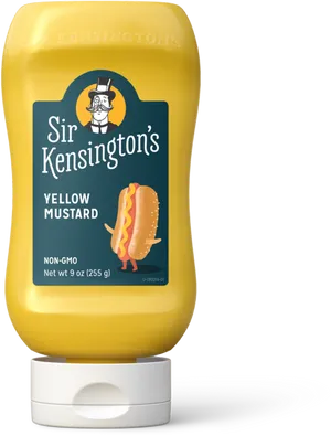 Sir Kensingtons Yellow Mustard Bottle