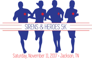 Sirensand Heroes5 K Event Poster PNG image