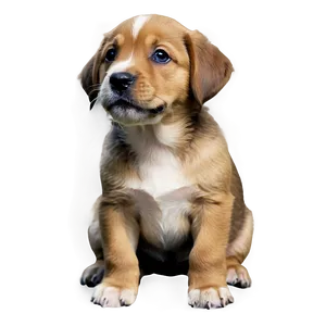 Sitting Puppy Png Hqb16 PNG image