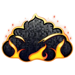 Sizzling Fire Emoji Element Png Qtd55 PNG image