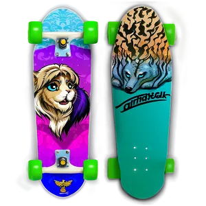 Skateboard Deck Design Png Cri11 PNG image