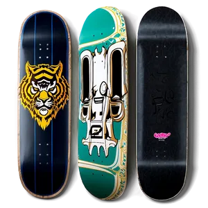 Skateboard Deck With Logo PNG Mfw
