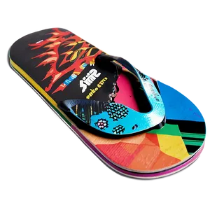 Skateboarder Flip Flop PNG 06132024