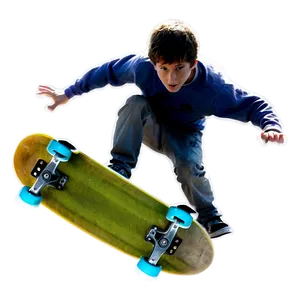 Skateboarding B PNG