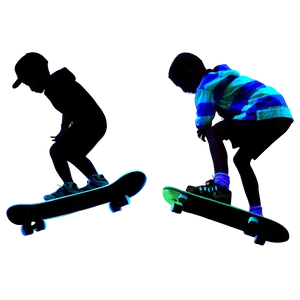 Skateboarding Silhouette PNG 35 PNG