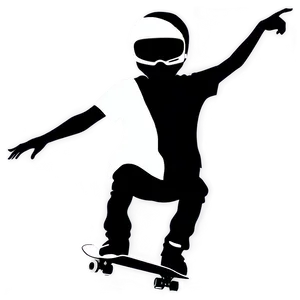Skateboarding Silhouette PNG 77 PNG