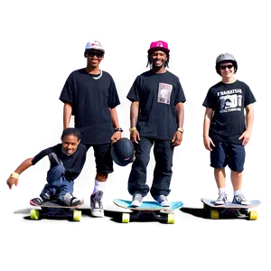 Skateboarding Team PNG Jsy76 PNG
