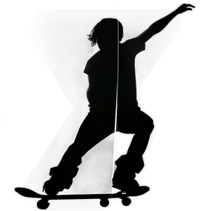 Skater Shadow Png 06252024 PNG image