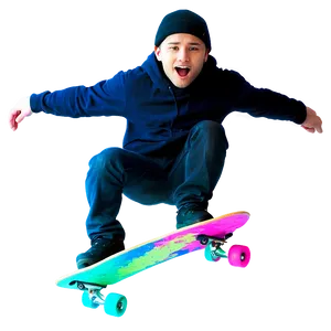 Skater Sketch Png 06252024 PNG image