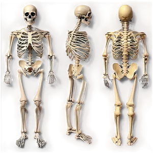 Skeletal System With Labels Png 06132024 PNG image