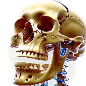 Skeletal System X-ray View PNG Lbf18