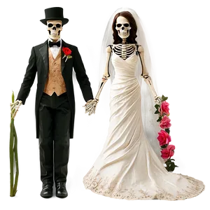 Skeleton Bride And Groom Png 29 PNG image