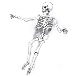 Skeleton Dancing D PNG image