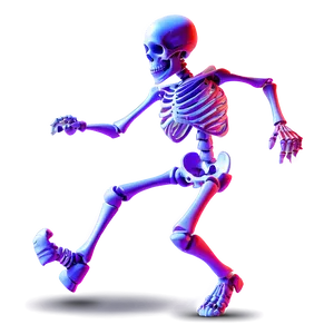 Skeleton Dancing With Candy PNG 97