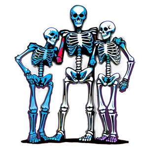 Skeleton Family Png Hly96 PNG image