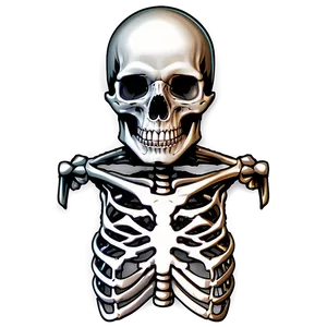 Skeleton Head PNG Dkm38