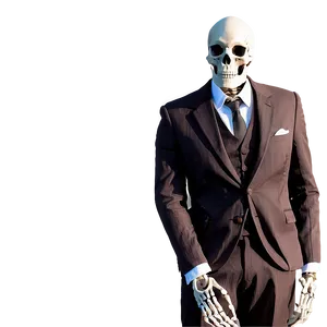 Skeleton In Suit Png 12 PNG image