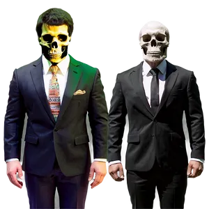 Skeleton In Suit PNG Tfs38