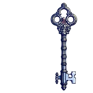 Skeleton Key Outline PNG 05042024 PNG