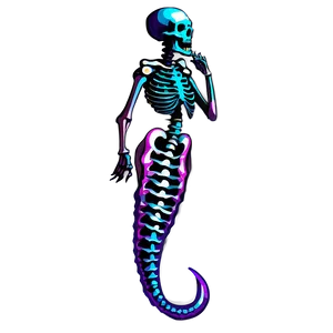 Skeleton Mermaid Png 05032024 PNG image
