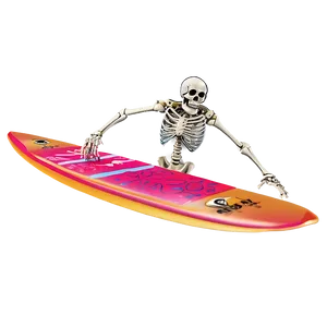 Skeleton Surfer Png 05032024 PNG image