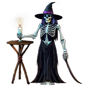 Skeleton Witch Png 85 PNG image