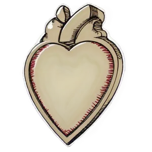 Sketch Heart Outline Png 05252024 PNG image