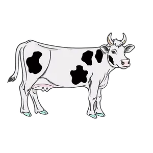 Sketch Of Cow Png Dil PNG image