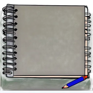Sketchbook Notebook PNG 5