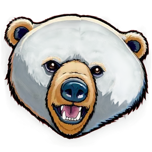 Sketched Bear Drawing PNG Mhr