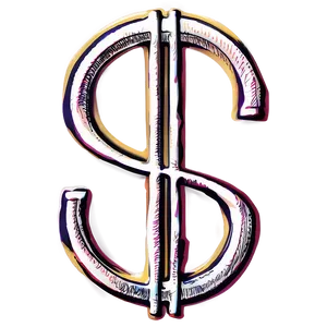 Sketched Dollar Sign PNG 88 PNG