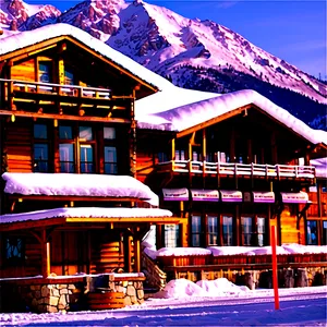 Ski Lodge PNG Xnl6 PNG
